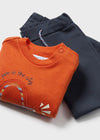 Pants Sudadera Pantalon Naranja Mayoral M2821 MAYORAL