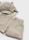 Conjunto Short Con Playera Manga Corta Y Gorro Lienzo Mayoral M1651 MAYORAL