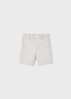 Bermuda Vestir Slim Suiting Beige Niño Mayoral M3219 MAYORAL