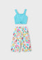 Conjunto Pantalon Estampad Azul Niña Mayoral M3562