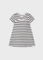 Vestido Rayas Bco-Antrac Niña Mayoral M3924