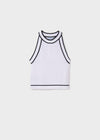 Blusa Top Tejido Blanco Junior Niña Mayoral M6041 MAYORAL
