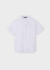 Camisa M/C Cuello Mao Blanco Junior Niño Mayoral M6137 MAYORAL