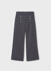 Pantalon Largo Botones Gris Junior Niña Mayoral M6534 MAYORAL