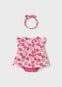 Conjunto Bluson Estampado Manzana Con Calzon Fiusha Bebe Niña Mayoral M1260