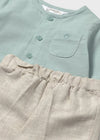 Conjunto Pantalon Largo Y Camisa Jade-Lino Bebe Niño Mayoral M1564 MAYORAL