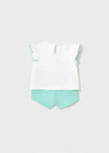 Conjunto Punto 4 Piezas Azul Bebe Niña Mayoral M1671 MAYORAL