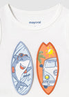 Playera Tirantes Play Tablas Blanco Bebe Niño Mayoral M1069 MAYORAL