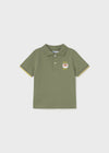 Polo M/C Apliques Salvia Bebe Niño Mayoral M1108 MAYORAL