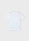 Playera M/C Embossed "Fun" Blanco Niño Mayoral M3027 MAYORAL