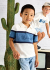 Polo M/C Color Block Nata-Regat Niño Mayoral M3103 MAYORAL
