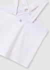 Blusa Tirantes Arandela Blanco Junior Niña Mayoral M6035 MAYORAL