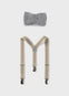 Set Tirantes Y Moño Beige Bebe Niño Mayoral M10891