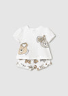 Conjunto Short Galleta Bebe Niña Mayoral M1256 MAYORAL