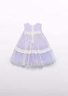 Vestido Tul Plumeti Lila Niña Abelylula M5016 ABEL Y LULA