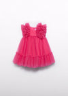 Vestido Tul Fucsia Niña Abelylula M5029 ABEL Y LULA