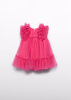 Vestido Tul Fucsia Niña Abelylula M5029 ABEL Y LULA