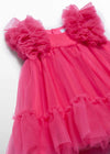 Vestido Tul Fucsia Niña Abelylula M5029 ABEL Y LULA
