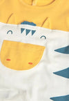 Overol Punto Corto Amarillo De Bebé -Bci Boboli M121194 BOBOLI