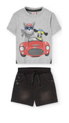 Conjunto Short Con Playera Punto Bebé Niño -Bci Boboli M341132 BOBOLI
