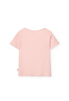 Blusa M/C Algodon Canalé Rosa De Niña -Bci Boboli M491037 BOBOLI