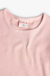 Blusa M/C Algodon Canalé Rosa De Niña -Bci Boboli M491037 BOBOLI