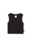 Blusa Top Tirante Algodon Canalé Negro Niña -Bci Boboli M491048