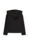 Chaqueta Ligera Algodon Con Cierre Negro De Niña -Bci Boboli M491059 BOBOLI