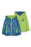 Impermeable Doble Vista Técnico Verde/Azul De Niño -Bci Boboli M531009 BOBOLI