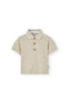 Polo Vestir Piqué Cebras Beige De Bebé Niño -Bci Boboli M711098
