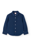 Camisa Lino Manga Larga Marino De Niño -Bci Boboli M731034 BOBOLI