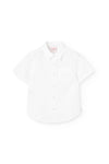 Camisa Lino Manga Corta Blanco De Niño -Bci Boboli M731281 BOBOLI