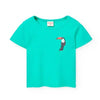 Conjunto Bermuda Con Blusa M/C Azul De Niña -Bci Boboli M821269 /M821270 BOBOLI