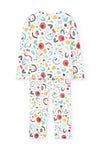 Pijama M/L Algodon Estampado De Niña -Bci Boboli M921002 BOBOLI