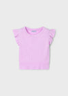 Blusa Top Tejido Rayas Lila Niña Mayoral M3024 MAYORAL