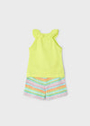 Conjunto Short Y Blusa Helado Verde Niña Mayoral M3214 MAYORAL