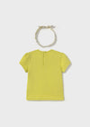 Blusa M/C Con Diadema Verede Bebe Niña Mayoral M1044 MAYORAL