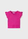 Blusa Top Tejido Rayas Magenta Niña Mayoral M3024 MAYORAL