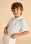 Conjunto Polo M/C Estampado Con Bermuda Beige Niño Mayoral M3101