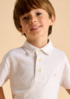 Polo M/C Estampado Beige Niño Mayoral M3101 MAYORAL