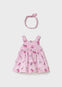 Vestido Con Diadema Rosa Bebe Niña Mayoral M1873