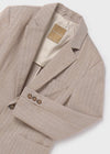 Saco Blazer Natural Suiting Camel Junior Niño Mayoral M6485 MAYORAL