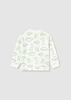Sudadera Ligera Estampado Dinosaurio Bebe Niño Mayoral M1468 MAYORAL