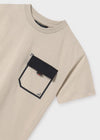 Playera M/C "Athletics" Beige Junior Niño Mayoral M6012 MAYORAL