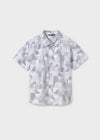 Camisa M/C Estampada Gris Junior Niño Mayoral M6138 MAYORAL