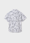 Camisa M/C Estampada Gris Junior Niño Mayoral M6138 MAYORAL