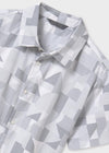 Camisa M/C Estampada Gris Junior Niño Mayoral M6138 MAYORAL