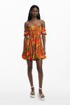 Vestido Bahamas Sunse Mediana Desigual 25Swmw10 DESIGUAL