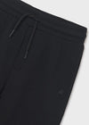 Pantalon Felpa Puños Negro Junior Niño Mayoral M705 MAYORAL