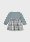 Vestido Cuadros Combinado Blue Bell Bebe Niña Mayoral M2903 MAYORAL